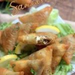 Samoussas à la viande hachée et au fromage vache qui rit