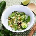 Salade de concombre thaïlandaise - Un déjeuner de soleil