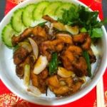 Poulet à la Citronnelle Vietnamien Gà xào xả ớt