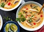 Soupe de poulet thaï au thermomix