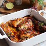 Cuisses de poulet au four, à l'asiatique