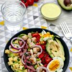 Salade cobb et sauce yaourt moutarde-miel - Amandine Cooking
