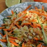 Salade de concombre et carotte à la thaïlandaise - Un Livre Gourmand