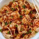 Spicy Chicken Wontons - Just a Taste