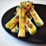 Poireaux vinaigrette, revisités à l'asiatique - Gratinez