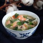 Bouillon thaï aux crevettes, bon et facile
