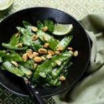 Salade de pois gourmands à la thaïlandaise - Un déjeuner de soleil