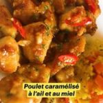 Poulet caramélisé à l’ail et au miel ! #recette #poulet #asiatique #cuisine #faitmaison