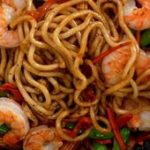 Black Pepper Udon Noodles With Shrimp