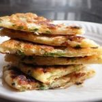 Crêpes coréennes aux oignons verts (véganes)