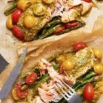 Papillote saumon pesto & légumes d'été