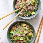 La recette de la salade de nouilles soba à la japonaise