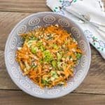 Salade concombre/carottes à la thaïlandaise