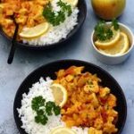 Curry de poulet à la pomme et lait de coco - Amandine Cooking