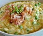 Risotto au Jambon et Petit Pois - Plat et Recette