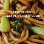 Dinner Recipes | Black Pepper Beef Udon