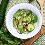 Salade de concombre thaïlandaise - Un déjeuner de soleil
