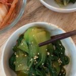 Easy Korean Bok Choy Side Dish For One