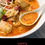 laksa noodle soup - spicy malaysian curry coconut soup - glebe kitchen