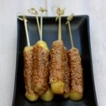 Yakitori au boeuf et fromage (brochettes japonaises) - Amandine Cooking