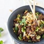 Boeuf à la coriandre et citronnelle