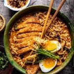 30 Minute Spicy Miso Chicken Katsu Ramen.