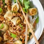 Bo bun au poulet {salade asiatique} - Recette facile - Tangerine Zest