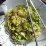 Poêlée de Chou Chinois à l’Asiatique / Asian Chinese Cabbage Pan
