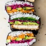 Onigirazu (sushi sandwich) - Lazy Cat Kitchen