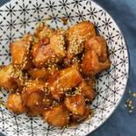 Poulet caramel au sésame