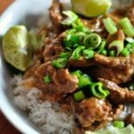 Boeuf Thaï Sauce Huître,Gingembre et Citron Vert,เนื้อผัดน้ำมันหอย (enfin à peu près quoi…)