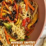 Nouilles sautées  à la japonaise
