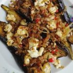 Les Aubergines Rôties aux Oignons Frits et au Citron de Ottolenghi