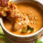 Sauce satay aux cacahuètes, recette facile thaïlandaise