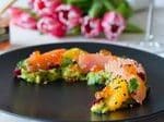 Saumon aux agrumes, vinaigrette sésame - Les Pépites de Noisette