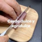 Cerdo dulce y agridulce