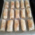 Nems au poulet (cuits au four)
