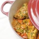 Poulet mijoté aux saveurs indiennes