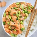 Salmon Poké with Creamy Togarashi Sauce