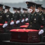retour des dépouilles de 88 martyrs chinois de la guerre de Corée — Chine Informations