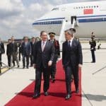 Arrive du PM chinois Paris — Chine Informations