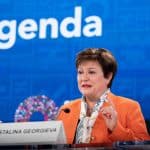 La directrice du FMI salue la dynamique positive de l'conomie mondiale, mais met en garde contre les...