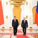 Xi prsente ses condolances Poutine la suite de l'attentat meurtrier dans une salle de concert prs de...