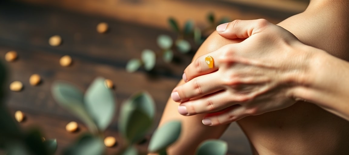 Application et massage de la contracture