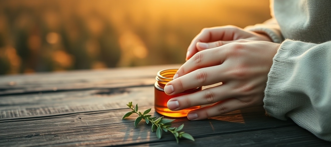 Geste d'application : massage du cou et des tempes