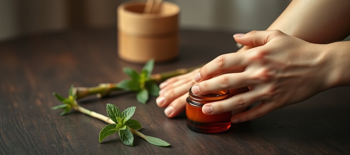 Comment appliquer le baume sur une entorse