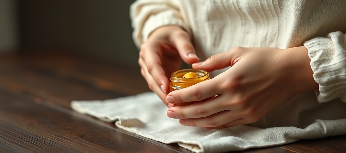 Comment appliquer le baume sur le ventre